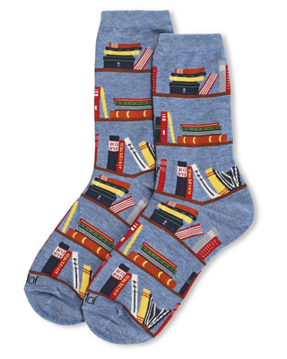 Let's Read Bookshelf Socks