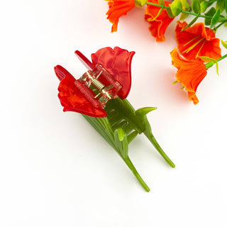Double Tulip Claw Clip