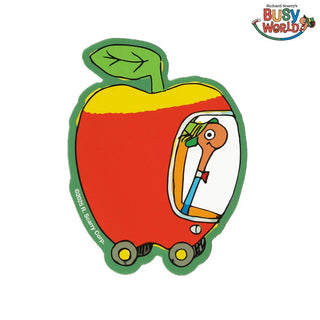 Richard Scarry - Apple Car Sticker