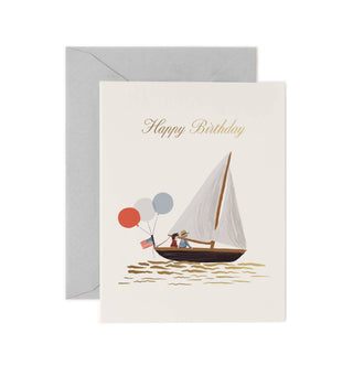 Sailboat Birthday Greeting Card