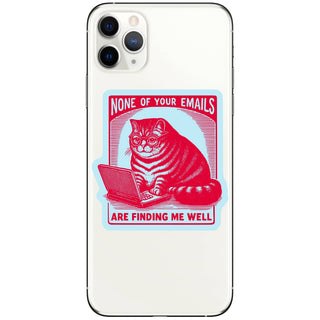 Work Kitty Cat Sticker