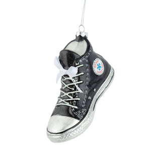 High Top Kicks Glass Ornament