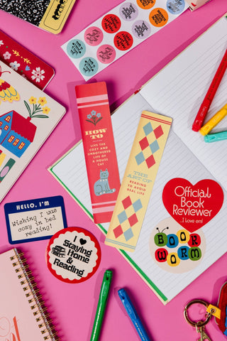 Booked and Busy Jumbo Sticker Set