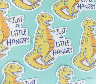 Hangry T-Rex Sticker