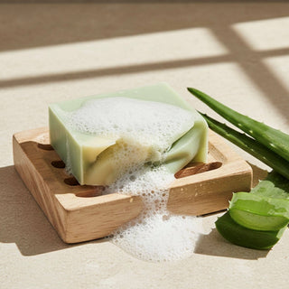 Aloe Vera Clover Handmade Soap Bar