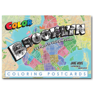 Assorted Brooklyn Coloring Postcards