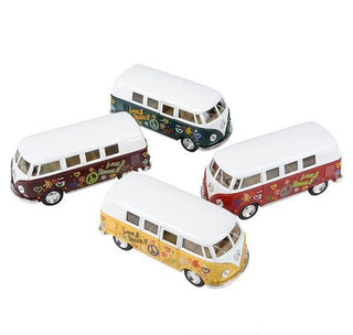 VW Flower Power Bus Pullback Toy