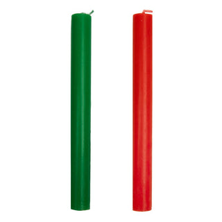 Inner Red and Green Dinner Candles