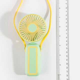 Round Handheld Rechargeable Fan
