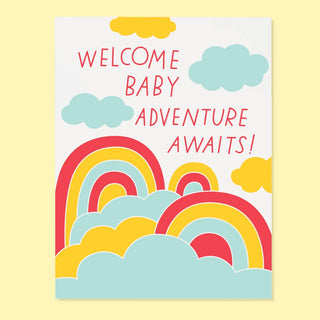Baby Adventure Greeting Card