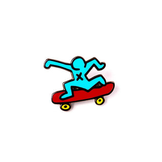 Keith Haring Skateboarder Enamel Pin