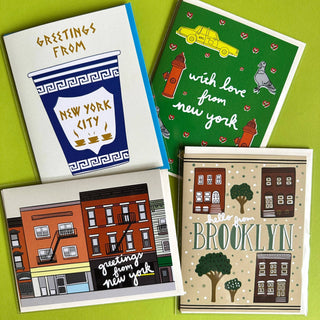 New York City Silhouettes Greeting Card 
