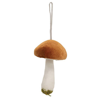 Velvet Mushroom Ornament
