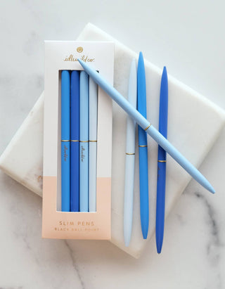 Baby Blue Pen Set