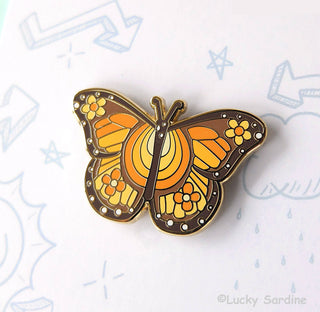Monarch Butterfly Enamel Pin