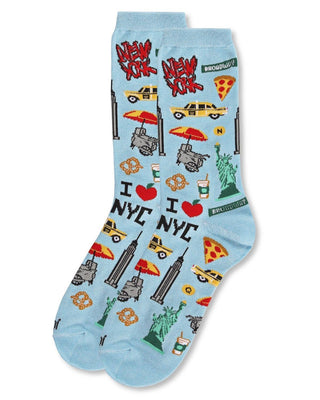New York City Bamboo Blend Crew Men's Socks