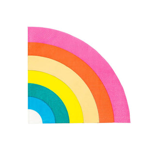 Rainbow Shaped Paper Napkins