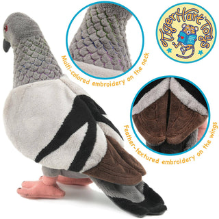 Pepper The Pigeon Stuffed Animal Plush Bird