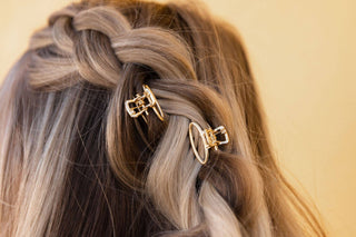 Micro Gold Claw Hair Clips