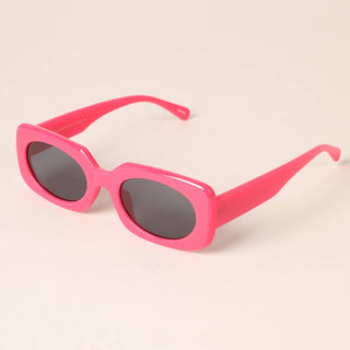 Bold Colored Rectangular Sunglasses