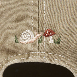 Snail & Mushroom Baseball Cap
