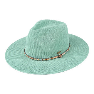 Multi-Colored Thread with Beaded Panama Hat