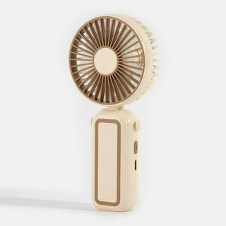 Round Handheld Rechargeable Fan