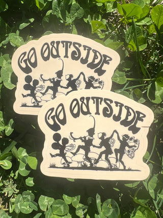 Go Outside Sticker