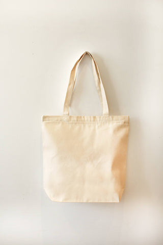 New York City Canvas Tote Bag with Zipper Closure