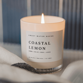 Coastal Lemon 11 oz Soy Candle