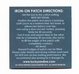 Toad & Mushroom Embroidered Iron-On Patch