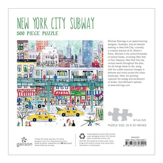 New York City Subway 500 Piece Puzzle