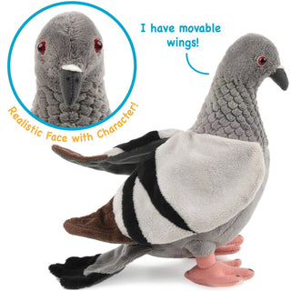 Pepper The Pigeon Stuffed Animal Plush Bird