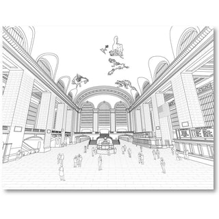 Color NYC Landmarks Coloring Book
