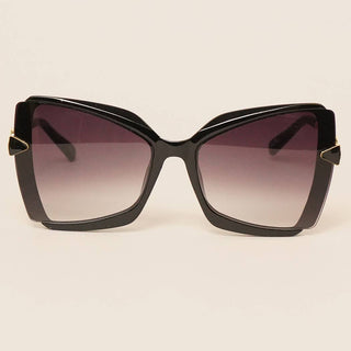 Oversized Half-chunk Minimal Eyeglasses