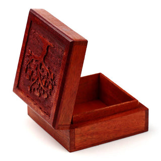 Carved Tree of Life Trinket Box