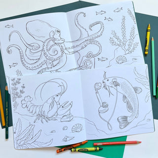 Animals On The Phone Coloring Book