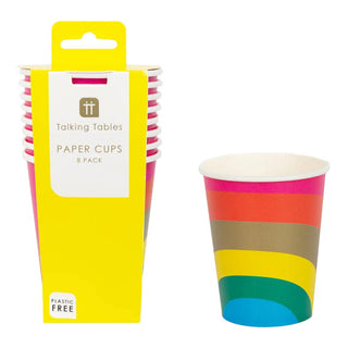 Rainbow Paper Cups