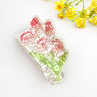 Tulip Flower Claw Clip
