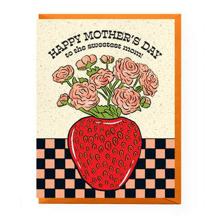 Strawberry Bouquet Mother's Day Greeting Card