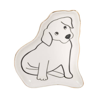 Ceramic Puppy Trinket Tray