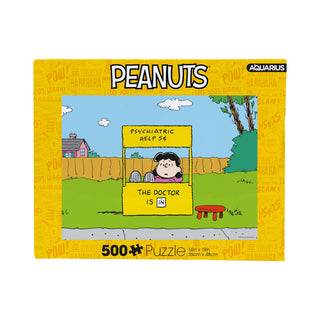 Peanuts Lucy Doctor is In 500 Piece Jigsaw Puzzle