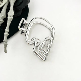 Metal Skull Claw Clip