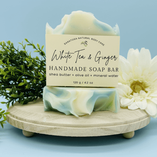 White Tea Ginger Handmade Soap Bar