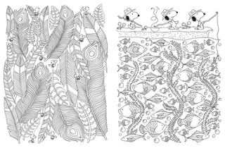 Peanuts for Inspiration & Relaxation by Charles M. Schulz Coloring Book