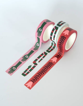 Folk Art Print Washi Tape Set