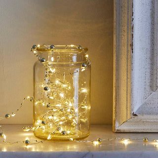 Gold Bead LED String Lights