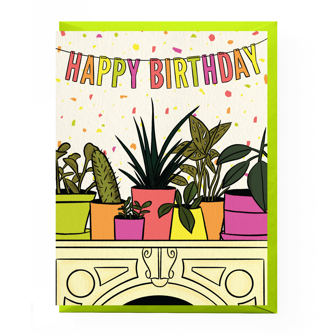 house plant birthday gift House Plant Birthday Card