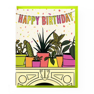 House Plant Birthday Card