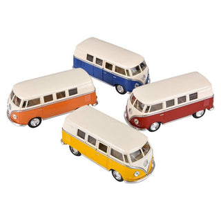 1962 VW Classic Bus 5" Diecast Pull Back